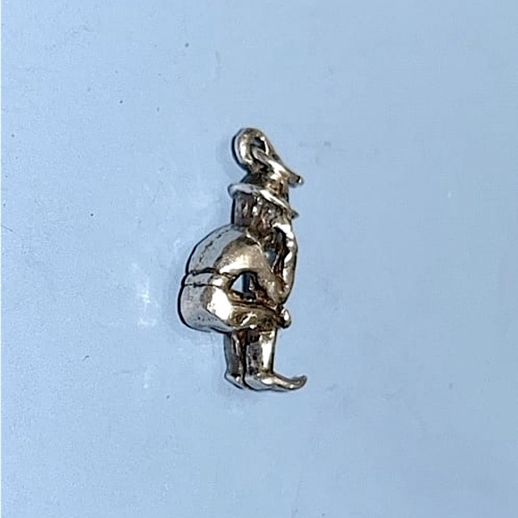Vintage Sterling Silver Gnome Charm - Picture 2 of 6